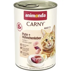 ANIMONDA Carny Adult Cat indyk i wątróbka z kurczaka 400g